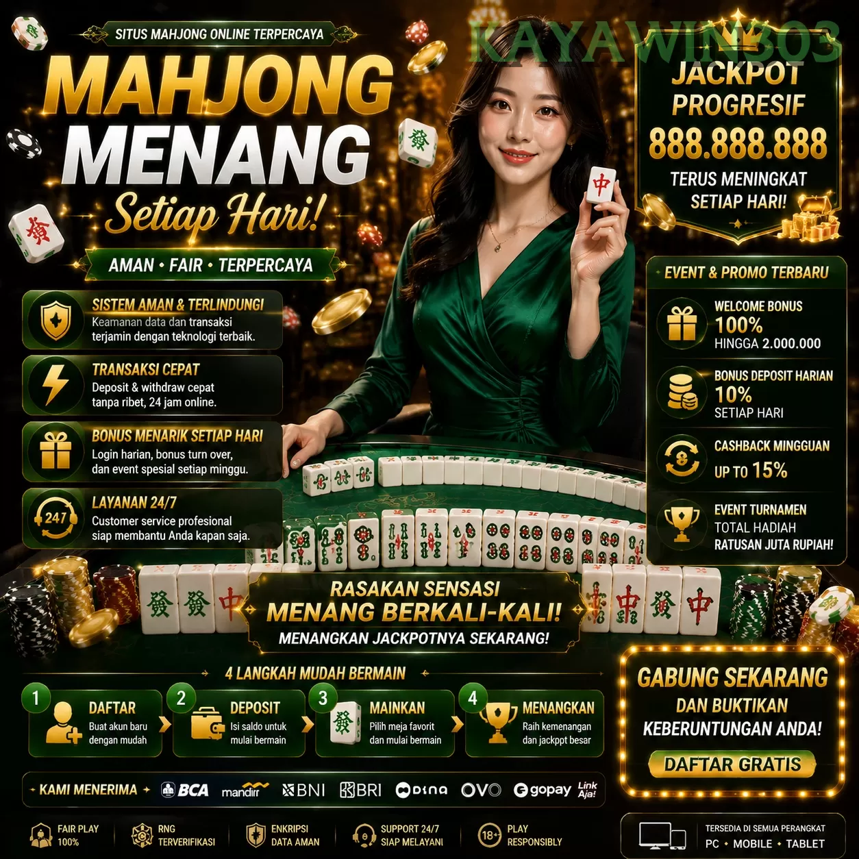 Ikon aplikasi kayawin303 resmi